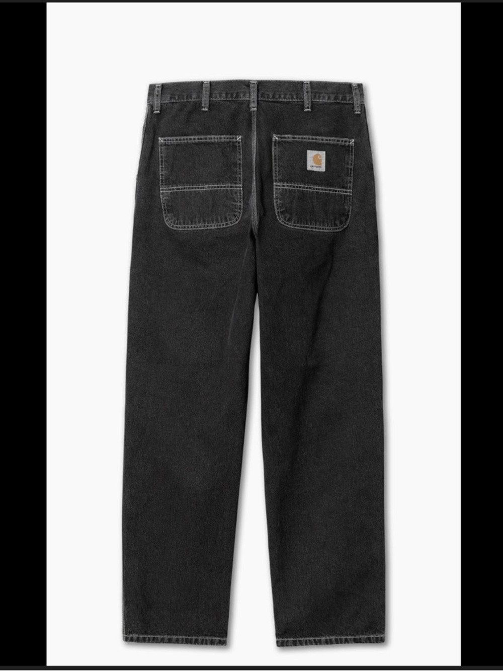 Carhartt WIP Black Norco Simple Pant - Relaxed Fit